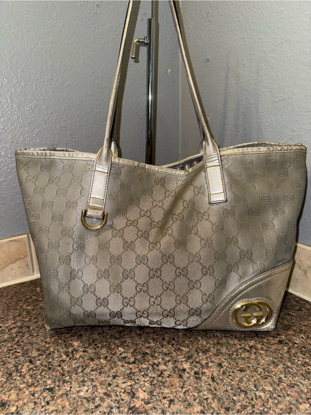 Gucci vintage New Britt Medium Tote Bag ✅ authentic✅